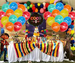 Amazon Com 50 Globos De Coco Suministros Para Fiestas Globos De Latex De 12 0 In De Doble Cara Para Ninos Baby Shower Decoracion De Fiesta De Cumpleanos Juguetes Y Juegos