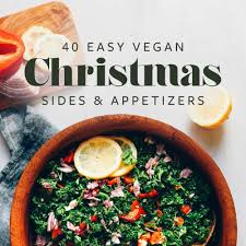 These easy, festive christmas appetizers will be the hit of your holiday party. 40 Easy Vegan Christmas Sides Appetizers Minimalist Baker