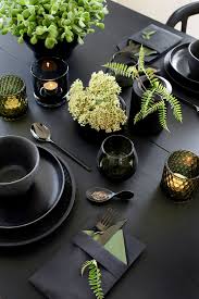 masculine table setting dinner table decor dining table black dinner table setting