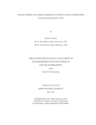 PDF) Violent crime and characteristics of twelve Inuit communities in the  Baffin Region, NWT