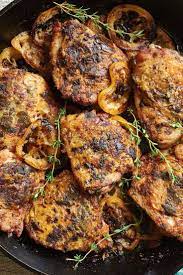 Flattened Chicken Thighs With Roasted Lemon Slices Recipe Recipe Recipes Slices Recipes Cooking