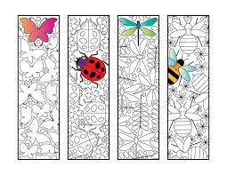 Insect Bookmarks Pdf Zentangle Coloring Page Coloring Bookmarks Coloring Pages Insect Coloring Pages