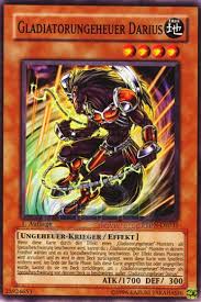 Duel auf der linken seite gladiatorungeheuer deck. Gladiatorungeheuer Darius Yugioh Karte Gladiator Beast Darius Yugioh Card Phantom Darkness Ptdn De031 Legendary Collection 2 The Duel Academy Years Mega Pack Lcgx De244