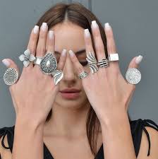 Abstract Ring for Women