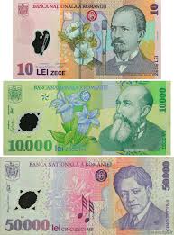 Lot De 3 Billets 10000 50000 Lei Et 10 Lei Romania 2000 P Lot B91 1550 Banknotes