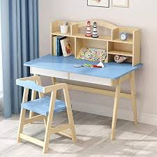 Kimiben Children S Table Chair Wooden Children S Desk Bedroom Student Desk Children Rsquo S Media Desk An In 2020 Childrens Desk Desk And Chair Set Kids Furniture Sets