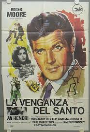 RH42 VENDETTA FOR THE SAINT SIMON TEMPLAR ROGER MOORE orig 1sh POSTER SPAIN 