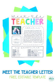Building relationships with families from the start. Free Meet The Teacher Letter Meet The Teacher Template Letter To Teacher Teacher Templates