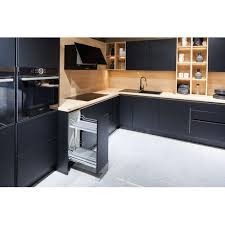 Arizona kitchen cabinets are really popular throughout us because they use appropriate wood for different parts of kitchen cabinets. L Shaped Royal Design Wooden Kitchen Cabinets At Rs 1680 Square Feet Kharar Id 21869684862