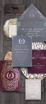 Rustic Burgundy Grey And Silver Wedding Invitation For A Farm To Table Silver Wedding Invitations Winter Wedding Invitations Silver Luxury Wedding Invitations