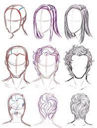 Ideas Hair Drawing Tutorial How To Draw Hair Drawings Drawing People