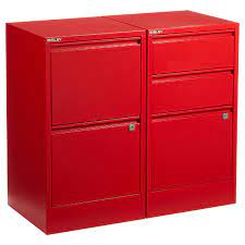 Ideally, you'll want something stylish, as well as functional. Bisley Red 2 3 Drawer Locking Filing Cabinets The Container Store