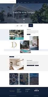 Danijela Luxury Villa Psd Template Hotel Website Design Luxury Website Hotel Website
