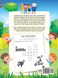 Crossword puzzles can be fun, challenging and educational. 101 Fun Crossword Puzzles For Kids First Children Crossword Puzzle Book For Kids Age 6 7 8 9 And 10 And For 3rd Graders Kids Crosswords Easy Word Learning Activities For Kids