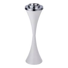 It's very easy & save your money. Stainless Steel Floor Standing Ashtray Receptacle With Lid Contemporary Retro Self Cleaning Outdoor White Walmart Com Walmart Com