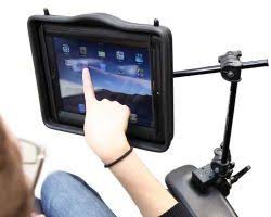 Ipad Mounting System For Wheelchairs And Tables Wheelchair Ipad Accessories Wheelchair Accessories