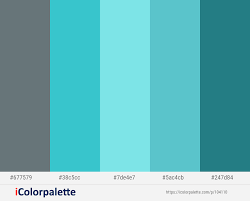 Teal color palettes find a great color palette from color hunt's curated collections 37 Turquoise Color Palettes Ideas Turquoise Color Palette Turquoise Color Color Shades