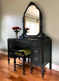 Sample Piece Only Antique Make Up Vanity With Mirror And Etsy Vanity Makeover Vintage Makeup Vanities Furniture Makeover