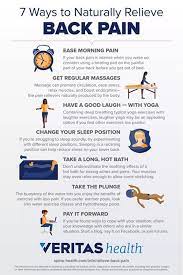 7 Ways To Relieve Back Pain Naturally