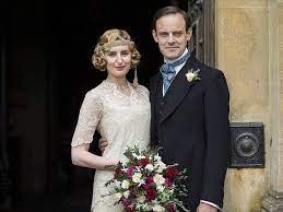 And They All Lived Happily Ever After Even Downton S Edith Downton Abbey Costumes Downton Abbey Fashion Downton Abbey Wedding