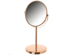 Miroir rond mural avec cadre. Miroir Rond A Poser Sur Pied 34 Cm Vente De Miroir Mural Conforama