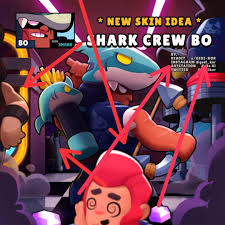 Bull can interrupt his super charge and slow all nearby opponents with a massive stomp for 1.5 seconds. All The Easter Eggs In Shark Bo Skin By U Gedi Kor This Is At Bull Diner Brawlstars