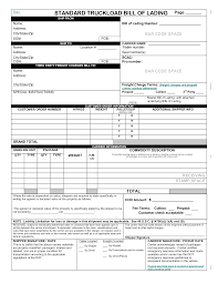 Prepare freight for pickup schedule a pickup time and r+l will be there! Telecharger Gratuit Bill Of Lading Front
