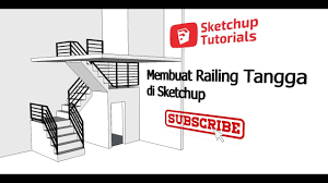 Check spelling or type a new query. Membuat Tangga Dan Railing Tangga Di Sketchup Youtube