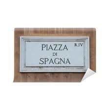 Discover all the ads from owners and agencies and choose your future home with immobiliare.it. Fototapete Strassenschild Der Beruhmten Piazza Di Spagna Rom Italien Pixers Wir Leben Um Zu Verandern