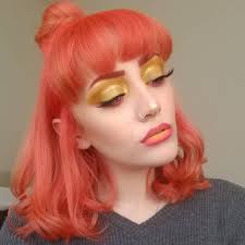 Arctic Fox Hair Color Meganpaigemua Just Peachy I Mixed Arcticfoxhaircolor Porange And Electric Par Peachy Pink Hair Coral Hair Color Peach Hair