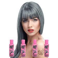 © 2021 crazy color us ltd. Crazy Color Graphite 4 Pack Grey Silver Hair Dye
