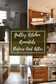 Photograph from before and after: 40 Awesome Galley Kitchen Remodel Ideas Design Inspiration In 2021