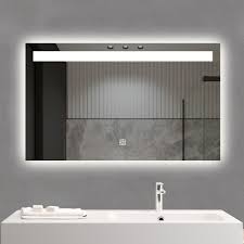 Full length illuminated bathroom mirror. Wholesale Large Floor Illuminated Backlit Decoe Wall Bathroom Mirror With Light Touch Screen Smart Full Length Mirror Led Mirror In Shop Customized Led Mirrors In India