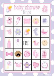 Baby Shower Bingo Cards