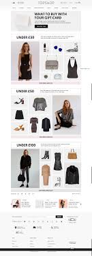 Topshop Christmas Gift Guide Landing Page Xmas 2015 Fashion Newsletter Christmas Campaign Gift Guide