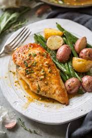 Add 15ml (1 tbsp) balsamic vinegar, season to taste and. Skillet Chicken Recipe With Garlic Herb Butter Sauce Cooking Classy