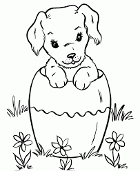 With these free cartoon puppy coloring pages, you can print out an entire coloring book full of lovable puppies in various situations and adventures. Free Printable Dog Coloring Pages For Kids