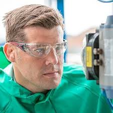 Riley Stream Red Safety Glasses for Work