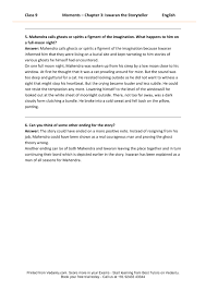 The happy prince class 9 the happy prince in hindi moments chapter 5 class 9 the happy prince. Ncert Solutions For Class 9 English Moments Chapter 3 Iswaran The Storyteller
