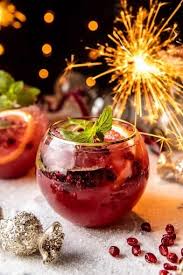 Classic champagne cocktail soak a sugar cube in bitters, drop it into a flute, fill the flute with champagne and garnish with a twist of lemon. Christmas Drink Saturday Archives Half Baked Harvest