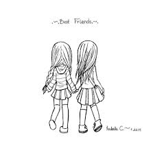 Voir plus d'idées sur le thème kawaii, anime mangas, dessin kawaii. Zeichnen Das Zeichnen Das Das Zeichnen In 2020 Drawings Of Friends Best Friend Sketches Friends Sketch