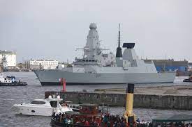 Hms defender represents the fifth of six type 45 guided missile destroyers entering service with the british royal navy. File Hms Defender D36 Hamburg Port Jpg Wikimedia Commons