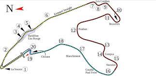 The circuit was characterized by long straights and long, fast corners, along with the hairpin at la source, the famous eau rouge chicane and the infamous masta. The Definitive Track Guide To Spa Francorchamps Circuit By Driver 61
