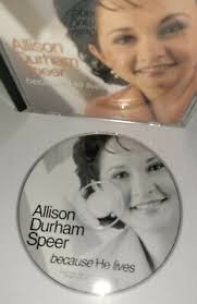 Allison Durham Speer: Because He Lives (CD, 1999)! Gospel