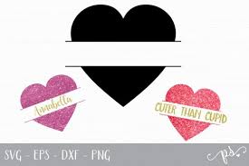 Download Free Svg Split Heart Valentine Cut File Svg Eps Dxf Png Free Download Svg Dxf Png Best Files