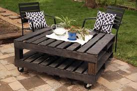 Easy wood pallet coffee table with wheels. 10 Ideas For Pallet Coffee Table For Living Room