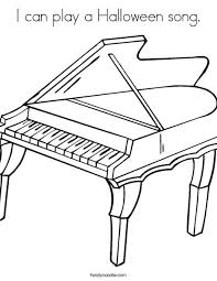 Maybe you would like to learn more about one of these? I Can Play A Halloween Song Coloring Page Twisty Noodle
