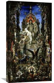 Mazz paintings are collected worldwide and his influences. Global Gallery Jupiter Et Semele By Gustave Moreau Painting Print On Wrapped Canvas Wayfair