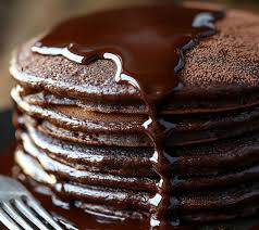 Шоколадные блины, идеальный десерт для сладкоежек