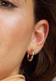 Goldia 14k white gold polished tube hoop earring jackets. Medium Thick Gold Hoop Earrings Little Gold Hoops Gold Hoop Earrings Thick Little Hoop Earrings Hoops Minimalist Hoops Earrings Gift Little Hoop Earrings Thick Gold Hoop Earrings Thick Gold Hoops